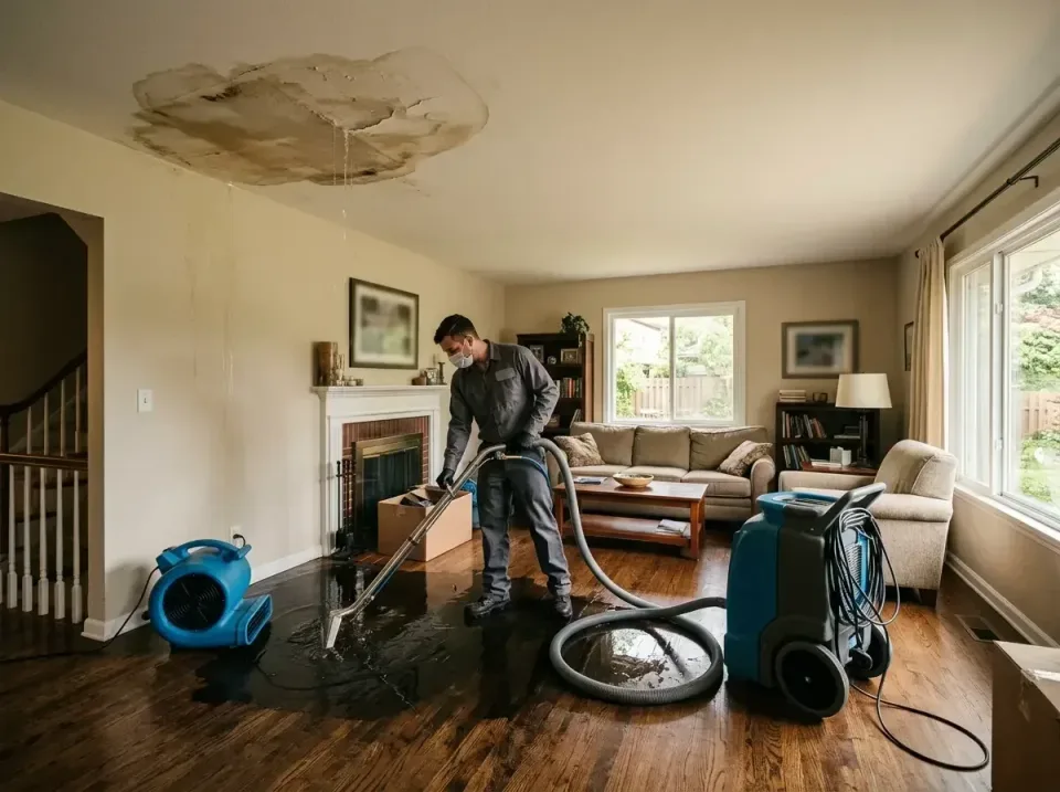 attic-pipe-burst-ceiling-drip-008 — frequently asked questions, Water Damage Restoration & Carpet Care in Prairie du Chien,…